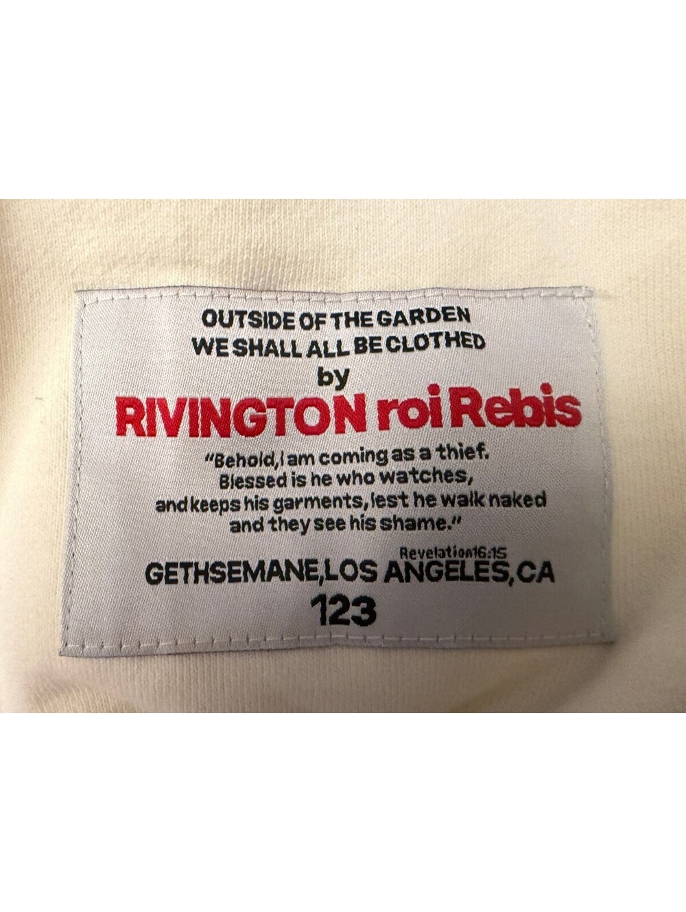 Fear Of God x RRR123 Light Of The World Crewneck Sweatshirt - Picture 3 of 4